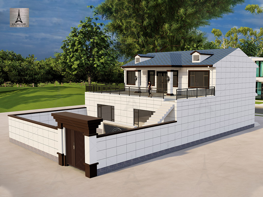 河北二層輕鋼別墅案例