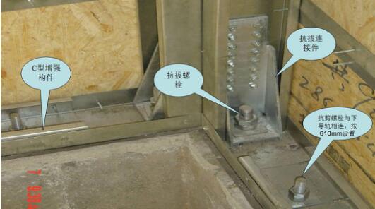 墻體與地基的連接處，進(jìn)行抗剪抗拔處理，這也是抗震防風(fēng)的主要原理